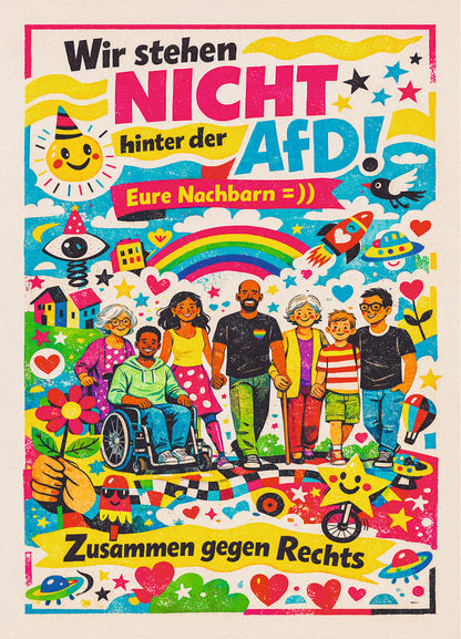 Sticker "Eure Nachbarn ;)" [10,5x15cm] (25/50/100 St.)