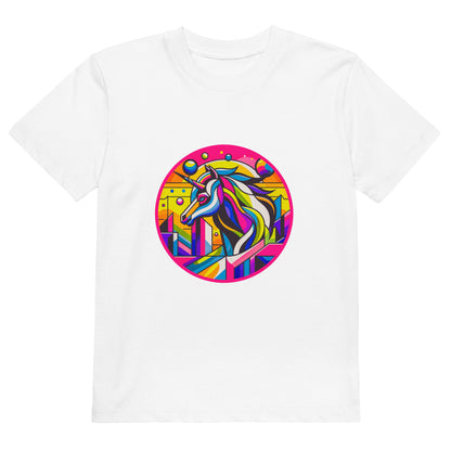 "Unicorn" - Bio-Baumwoll-T-Shirt für Kinder - Weiß