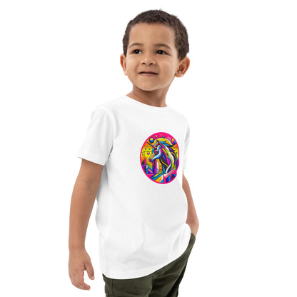 "Unicorn" - Bio-Baumwoll-T-Shirt für Kinder - Weiß