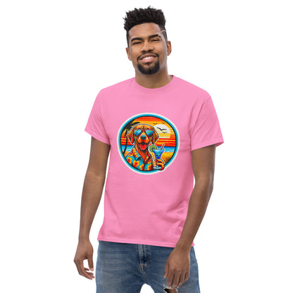"Dogs On Vacation"-Kollektion - Viszla - Klassisches Unisex-T-Shirt - 13 verschiedene Farben