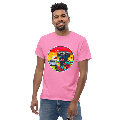 "Dogs On Vacation"-Kollektion - Black Mastiff - Klassisches Unisex-T-Shirt - 13 verschiedene Farben