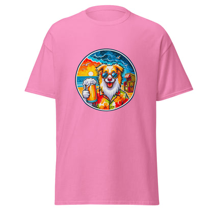 "Dogs On Vacation"-Kollektion - Australian Shepherd #2 (at Baltic Sea) - Klassisches Unisex-T-Shirt - 13 verschiedene Farben