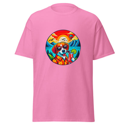 "Dogs On Vacation"-Kollektion - Beagle - Klassisches Unisex-T-Shirt - 13 verschiedene Farben