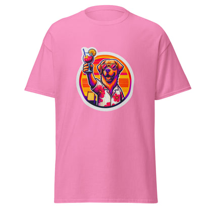 "Dogs On Vacation"-Kollektion - Golden Retriever #1 - Klassisches Unisex-T-Shirt - 13 verschiedene Farben