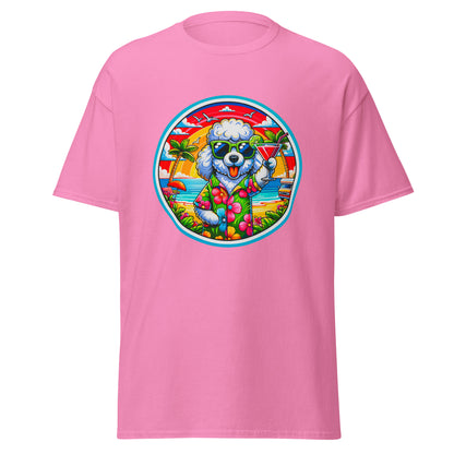 "Dogs On Vacation"-Kollektion - Schafspudel #1 - Klassisches Unisex-T-Shirt - 13 verschiedene Farben