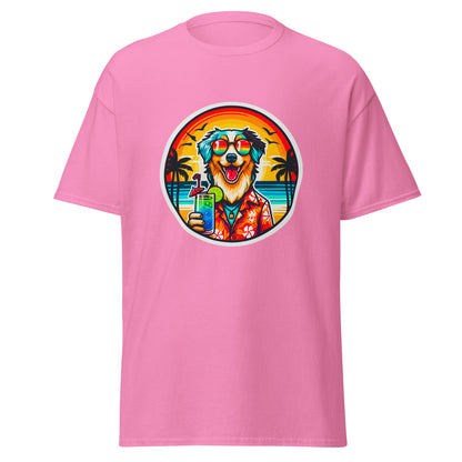 "Dogs On Vacation"-Kollektion - Australian Shepherd #3 - Klassisches Unisex-T-Shirt - 13 verschiedene Farben