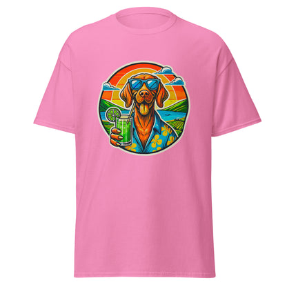 "Dogs On Vacation"-Kollektion - Viszla - Klassisches Unisex-T-Shirt - 13 verschiedene Farben