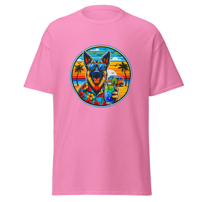 "Dogs On Vacation"-Kollektion - Schäferhund #2 - Klassisches Unisex-T-Shirt - 13 verschiedene Farben