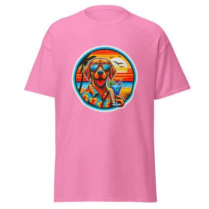 "Dogs On Vacation"-Kollektion - Viszla - Klassisches Unisex-T-Shirt - 13 verschiedene Farben