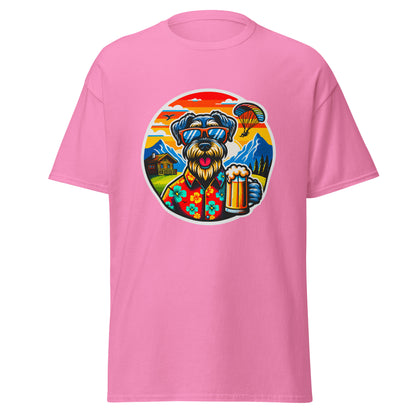 Klassisches Unisex T-Shirt"Dogs On Vacation"-Kollektion - Riesenschnauzer in Bavaria - Klassisches Unisex-T-Shirt - 13 verschiedene Farben