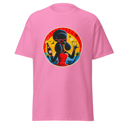 Klassisches Unisex T-"Dogs On Vacation"-Kollektion - Black Royal Poodle (female) #2 - Klassisches Unisex-T-Shirt - 13 verschiedene Farben