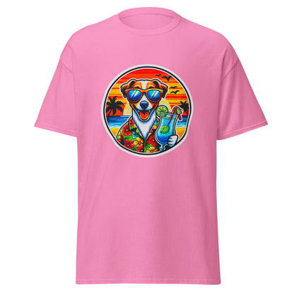 "Dogs On Vacation"-Kollektion - Jack-Russel-Terrier - Klassisches Unisex-T-Shirt - 13 verschiedene Farben