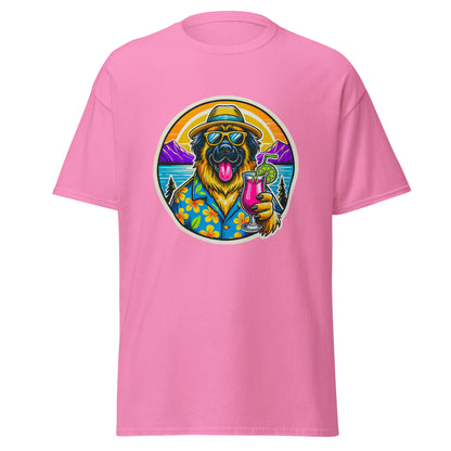 "Dogs On Vacation"-Kollektion - Leonberger - Klassisches Unisex-T-Shirt - 13 verschiedene Farben