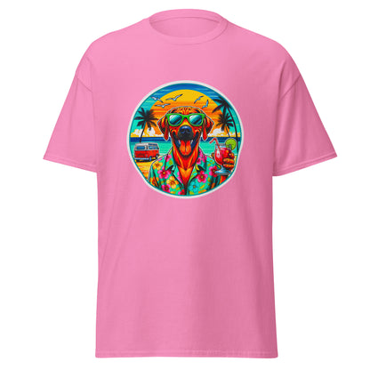 "Dogs On Vacation"-Kollektion - Rhodesian Ridgeback - Klassisches Unisex-T-Shirt - 13 verschiedene Farben