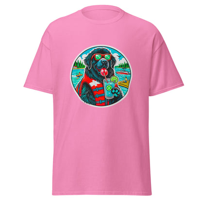 "Dogs On Vacation"-Kollektion - Neufundländer - Klassisches Unisex-T-Shirt - 13 verschiedene Farben