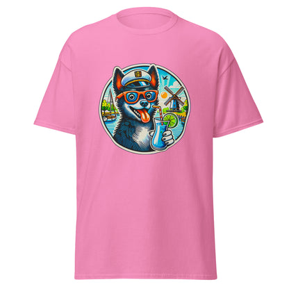 "Dogs On Vacation"-Kollektion - Schipperke - Klassisches Unisex-T-Shirt - 13 verschiedene Farben