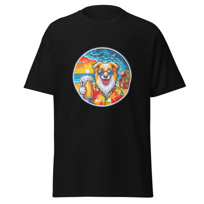 "Dogs On Vacation"-Kollektion - Australian Shepherd #2 (at Baltic Sea) - Klassisches Unisex-T-Shirt - 13 verschiedene Farben