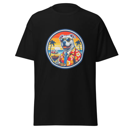 "Dogs On Vacation"-Kollektion - Staffordshire-Terrier #1 - Klassisches Unisex-T-Shirt - 13 verschiedene Farben