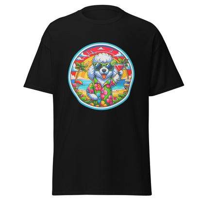 "Dogs On Vacation"-Kollektion - Schafspudel #1 - Klassisches Unisex-T-Shirt - 13 verschiedene Farben