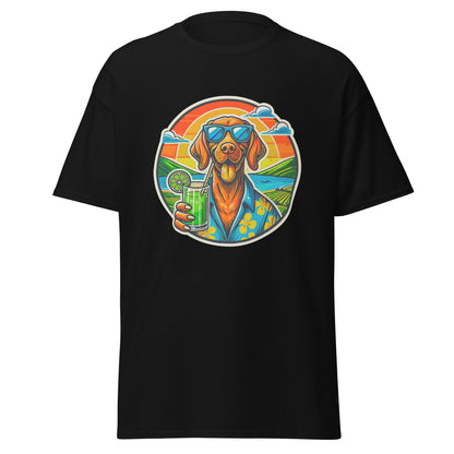 "Dogs On Vacation"-Kollektion - Viszla - Klassisches Unisex-T-Shirt - 13 verschiedene Farben