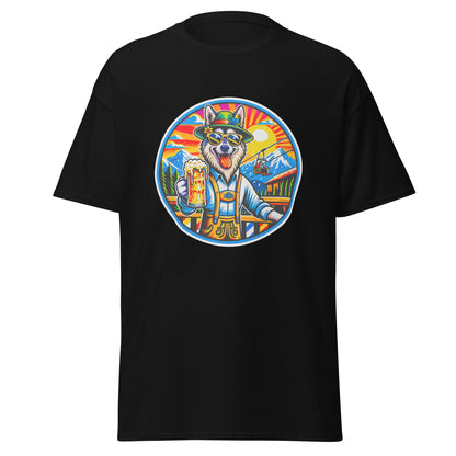"Dogs On Vacation"-Kollektion - European Sledgedog - Klassisches Unisex-T-Shirt - 13 verschiedene Farben