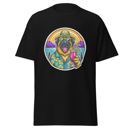 "Dogs On Vacation"-Kollektion - Leonberger - Klassisches Unisex-T-Shirt - 13 verschiedene Farben