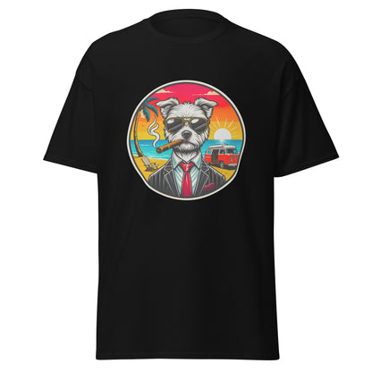 "Dogs On Vacation"-Kollektion - Malteser (Ivo) - Klassisches Unisex-T-Shirt - 13 verschiedene Farben