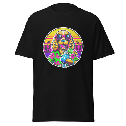 "Dogs On Vacation"-Kollektion - Cocker-Spaniel - Klassisches Unisex-T-Shirt - 13 verschiedene Farben