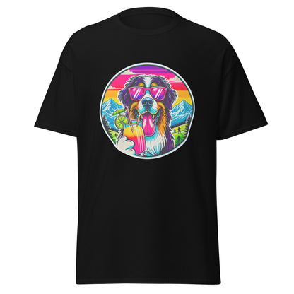 "Dogs On Vacation"-Kollektion - Bernhardiner - Klassisches Unisex-T-Shirt - 13 verschiedene Farben