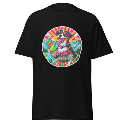 "Dogs On Vacation"-Kollektion - Schweizer Sennenhund - Klassisches Unisex-T-Shirt - 13 verschiedene Farben