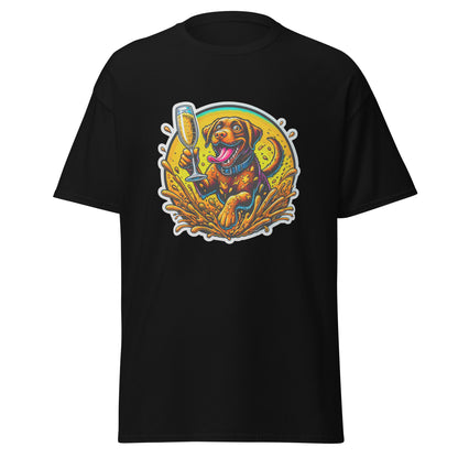 "Dogs On Vacation"-Kollektion - Brown Labbi - Klassisches Unisex-T-Shirt - 13 verschiedene Farben