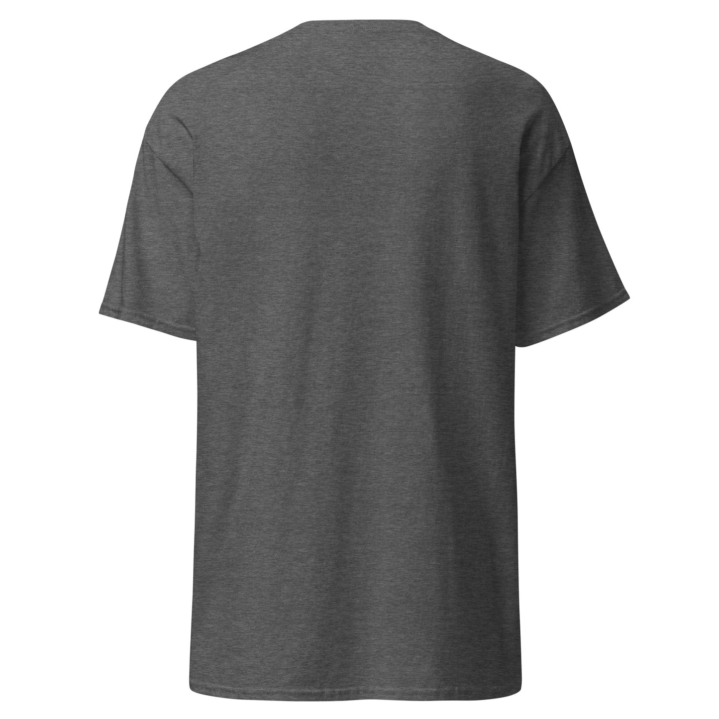 "Nom Nom Nom!!" - Klassisches Herren-T-Shirt - Dark Heather Grey (50% Polyester)