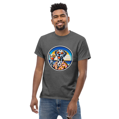"Dogs On Vacation"-Kollektion - Dalmatiner - Klassisches Unisex-T-Shirt - 13 verschiedene Farben