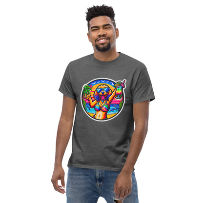 "Dogs On Vacation"-Kollektion - Blonde Havaneser #3 (female) - Klassisches Unisex-T-Shirt - 13 verschiedene Farben