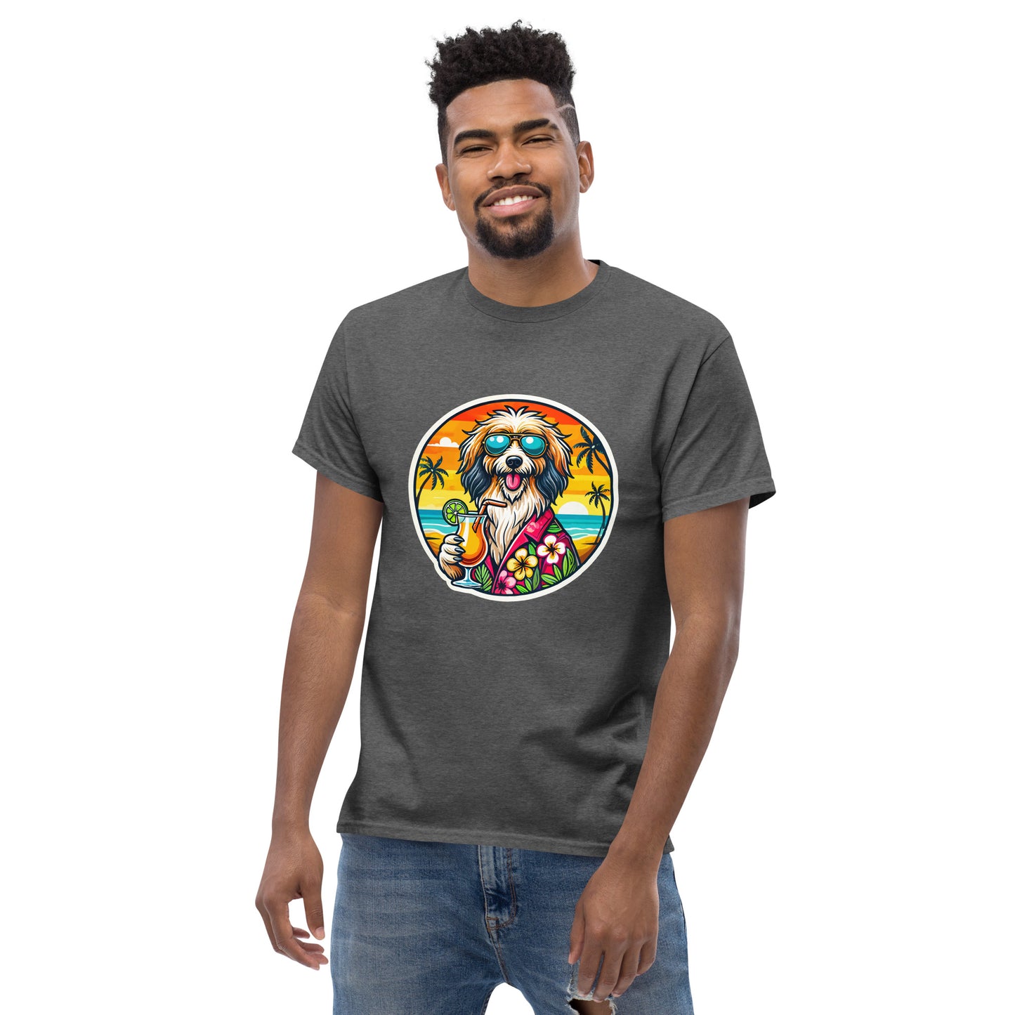 Schafspudel"Dogs On Vacation"-Kollektion - Schafpudel - Klassisches Unisex-T-Shirt - 13 verschiedene Farben