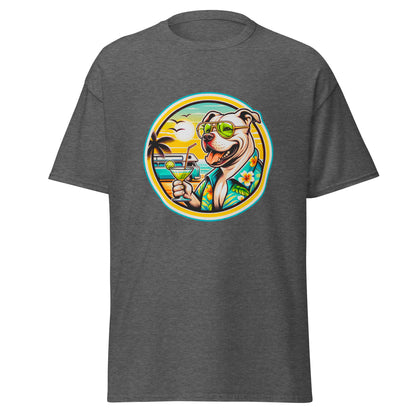 "Dogs On Vacation"-Kollektion - Staffordshire-Terrier #2 - Klassisches Unisex-T-Shirt - 13 verschiedene Farben