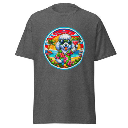 "Dogs On Vacation"-Kollektion - Schafspudel #1 - Klassisches Unisex-T-Shirt - 13 verschiedene Farben