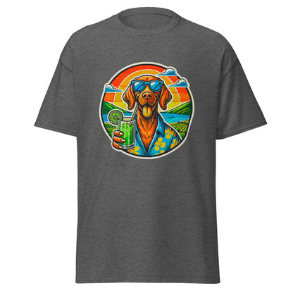 "Dogs On Vacation"-Kollektion - Viszla - Klassisches Unisex-T-Shirt - 13 verschiedene Farben
