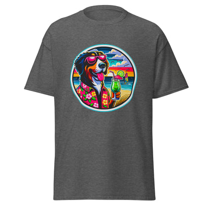 "Dogs On Vacation"-Kollektion - Swiss Mountain Dog #1 - Klassisches Unisex-T-Shirt - 13 verschiedene Farben