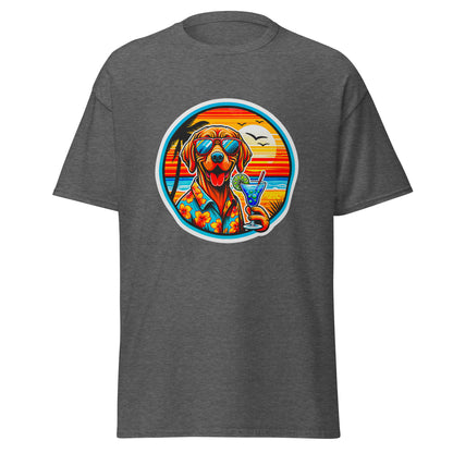 "Dogs On Vacation"-Kollektion - Viszla - Klassisches Unisex-T-Shirt - 13 verschiedene Farben