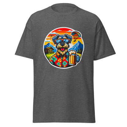 Klassisches Unisex T-Shirt"Dogs On Vacation"-Kollektion - Riesenschnauzer in Bavaria - Klassisches Unisex-T-Shirt - 13 verschiedene Farben