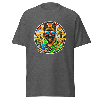"Dogs On Vacation"-Kollektion - Dutch Shepherd  - Klassisches Unisex-T-Shirt - 13 verschiedene Farben