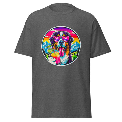 "Dogs On Vacation"-Kollektion - Bernhardiner - Klassisches Unisex-T-Shirt - 13 verschiedene Farben