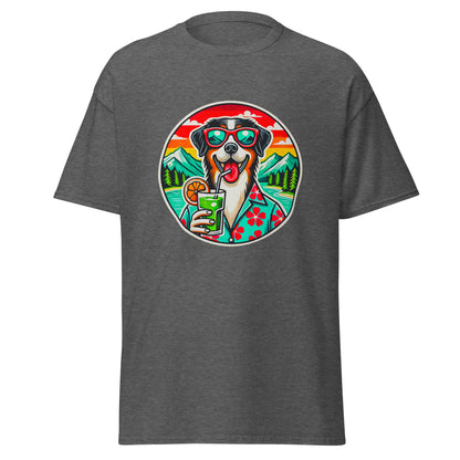 "Dogs On Vacation"-Kollektion - Schweizer Sennenhund #3 - Klassisches Unisex-T-Shirt - 13 verschiedene Farben