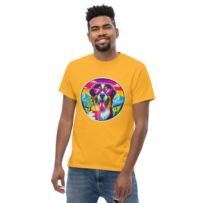 "Dogs On Vacation"-Kollektion - Bernhardiner - Klassisches Unisex-T-Shirt - 13 verschiedene Farben