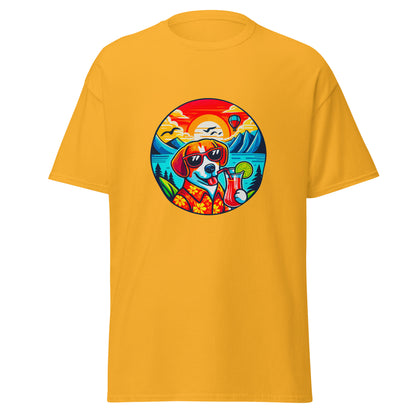 "Dogs On Vacation"-Kollektion - Beagle - Klassisches Unisex-T-Shirt - 13 verschiedene Farben