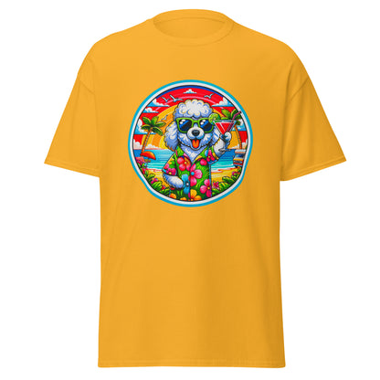 "Dogs On Vacation"-Kollektion - Schafspudel #1 - Klassisches Unisex-T-Shirt - 13 verschiedene Farben