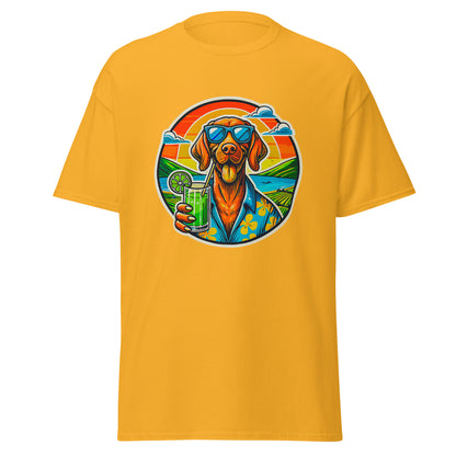 "Dogs On Vacation"-Kollektion - Viszla - Klassisches Unisex-T-Shirt - 13 verschiedene Farben