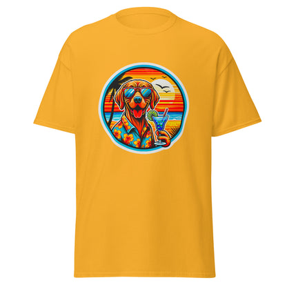 "Dogs On Vacation"-Kollektion - Viszla - Klassisches Unisex-T-Shirt - 13 verschiedene Farben