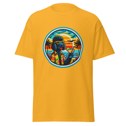 "Dogs On Vacation"-Kollektion - Schwarzer Großpudel - 13 verschiedene Farben